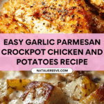 Garlic Parmesan Crockpot Chicken and Potatoes Recipe