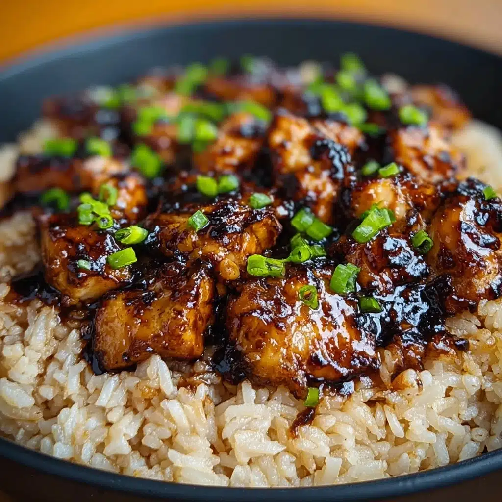 Honey BBQ Chicken Rice Recipe - Recipe Image