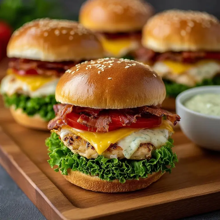 Honey Mustard Chicken Sliders Recipe