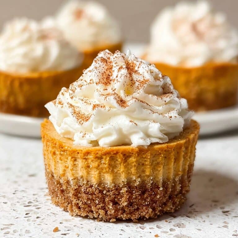 Mini Pumpkin Cheesecake Recipe