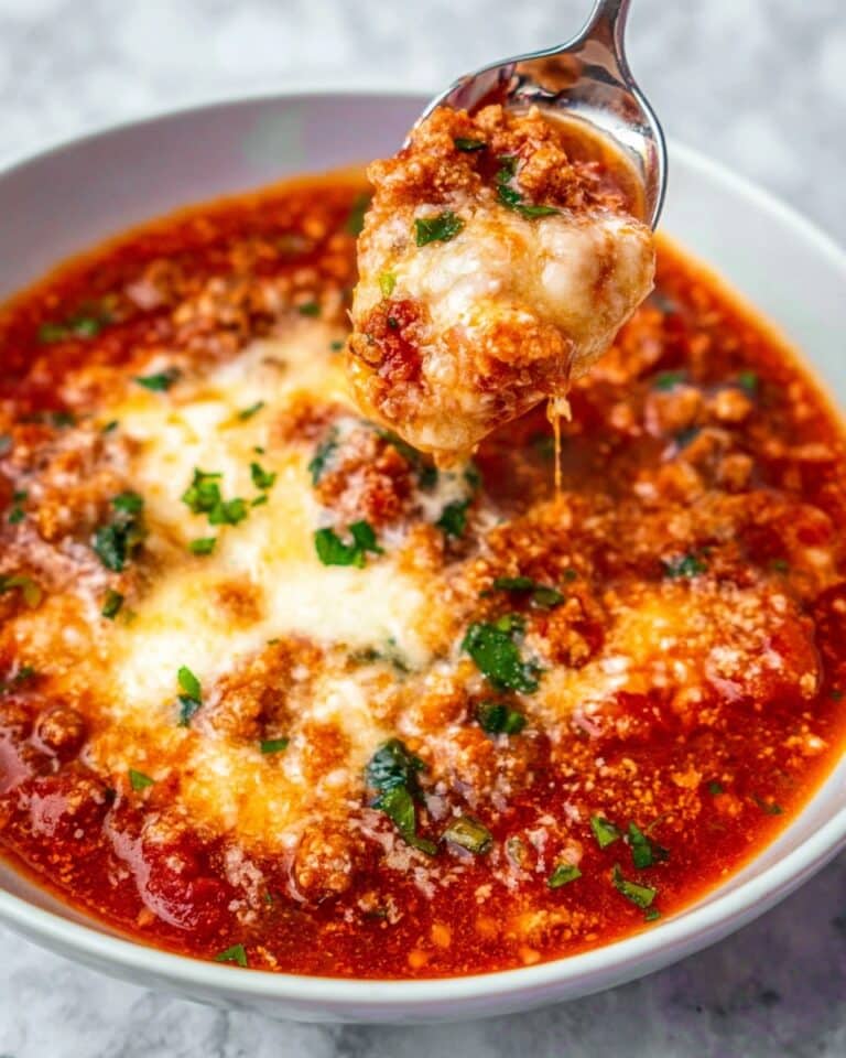 Keto Lasagna Soup Recipe