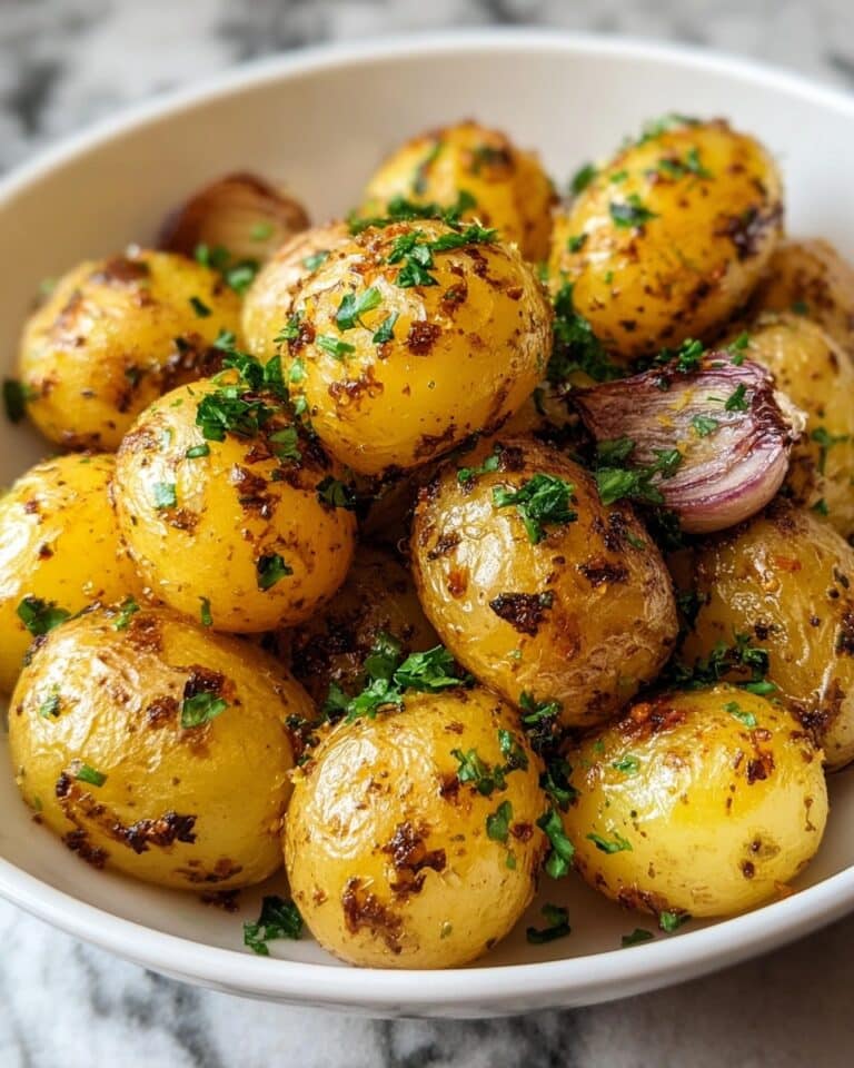 Honey Mustard Roast Baby Potatoes Recipe