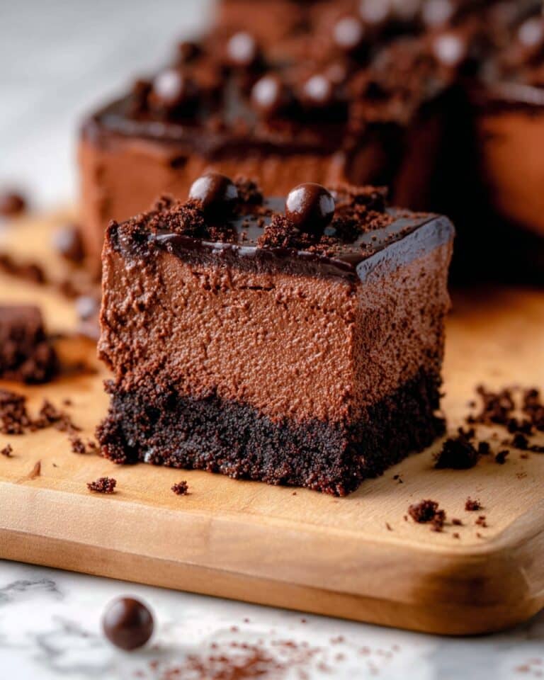 Chocolate Cheesecake Bars Recipe