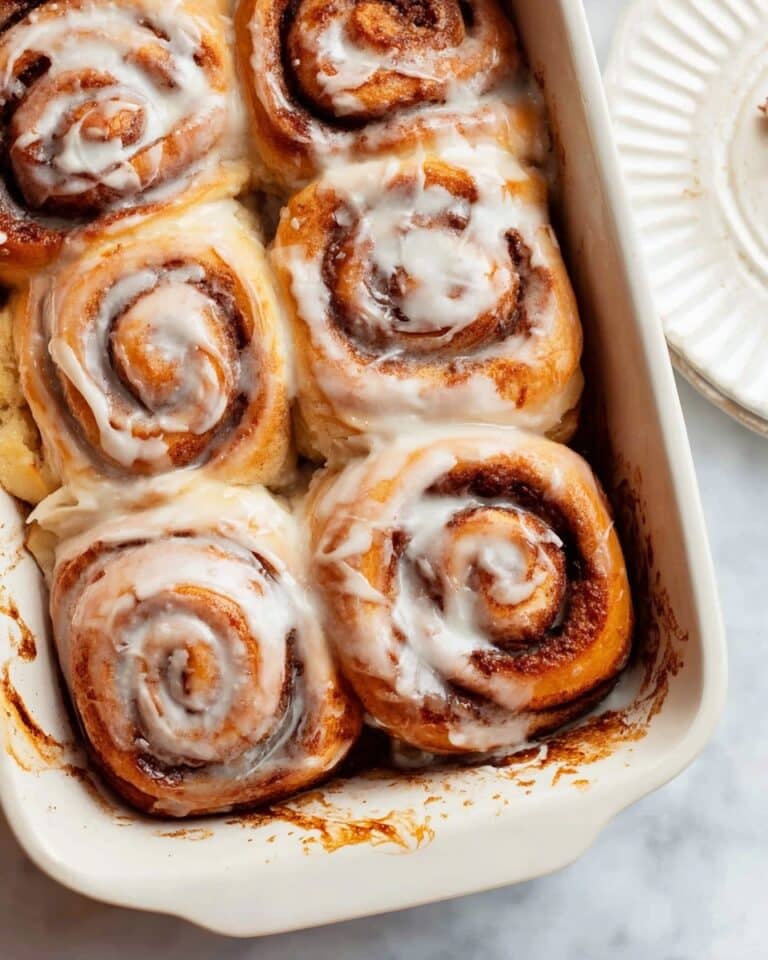 Caramel Cinnamon Rolls with Salted Caramel Icing Recipe