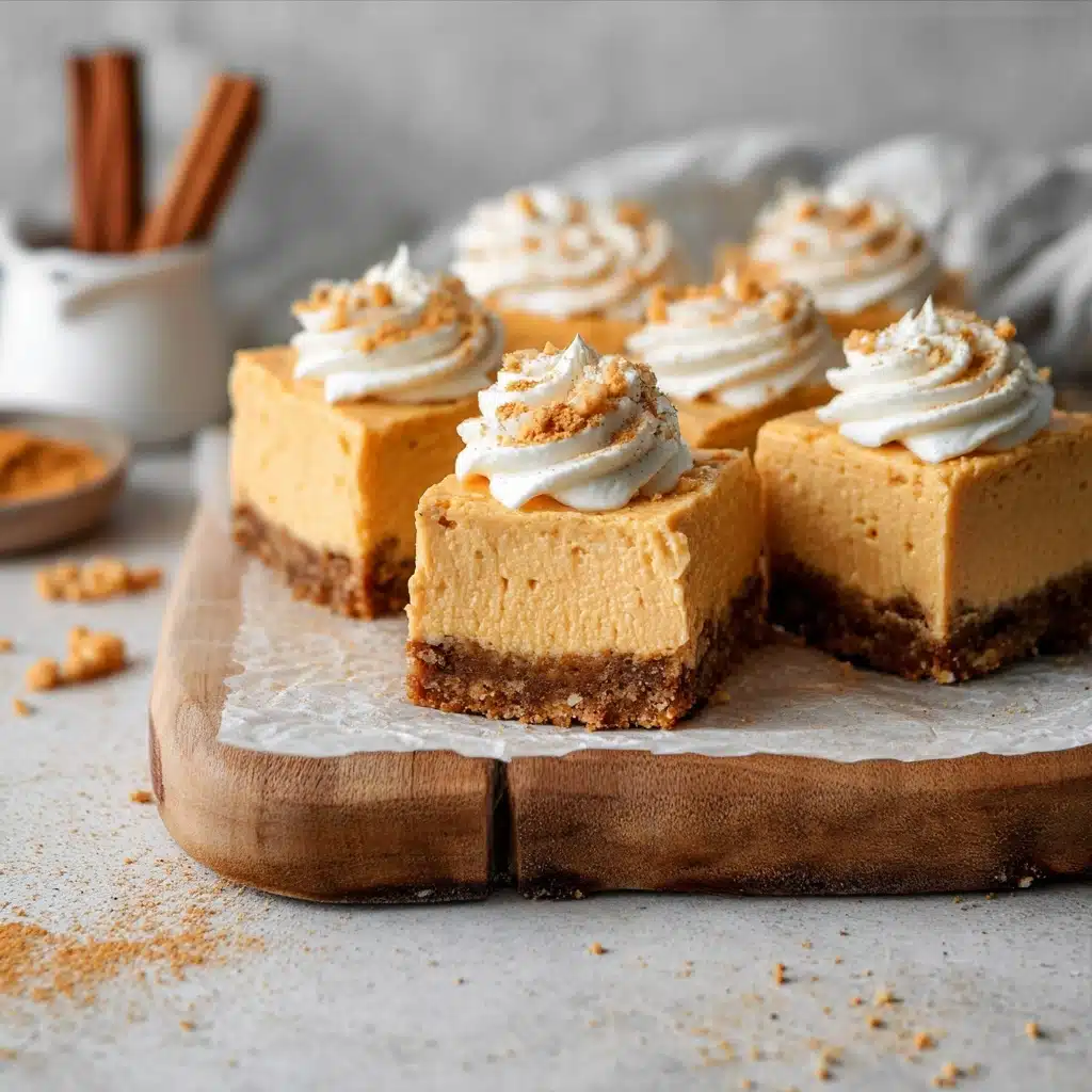 Pumpkin Cheesecake Bars Recipe - Recipe Image