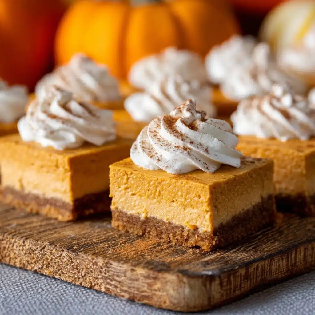 Pumpkin Cheesecake Bars Recipe - Recipe Image