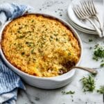 Pour the chicken and rice mixture into the prepared 9×13 inch baking dish Recipe