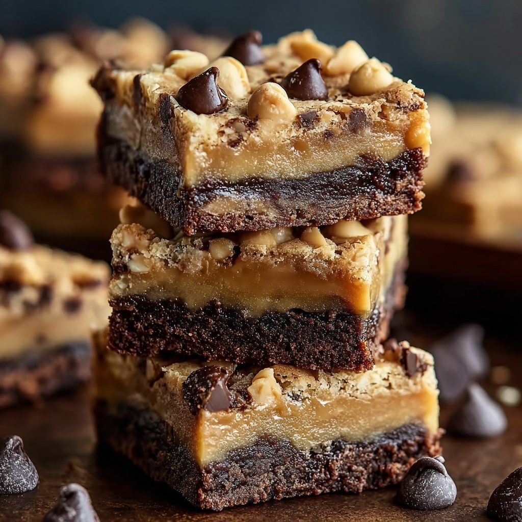 Delicious Peanut Butter Cup Gooey Bars Recipe - Recipe Image