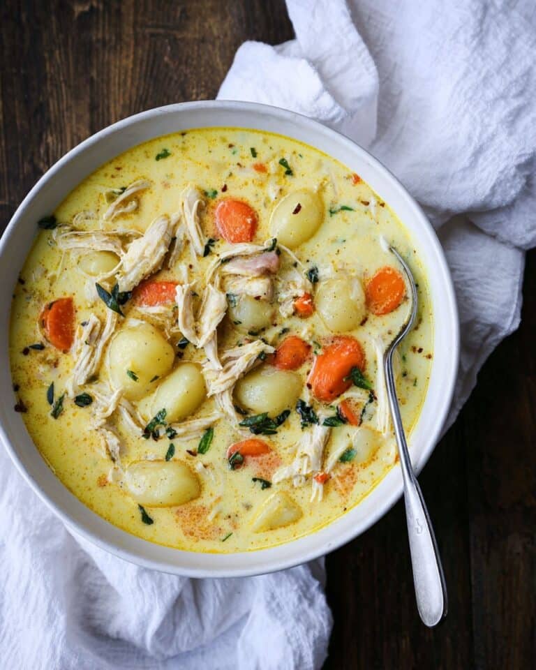 Creamy Gnocchi Chicken Soup Recipe