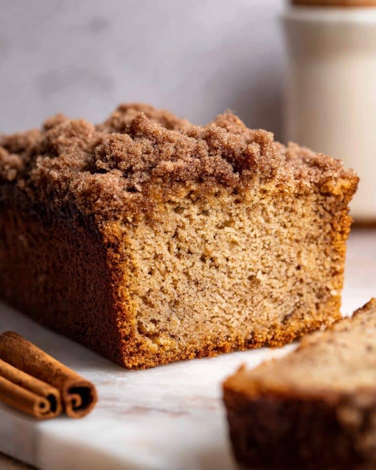 Cinnamon Streusel Banana Bread Recipe