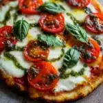 Quick Caprese Naan Pizza Recipe