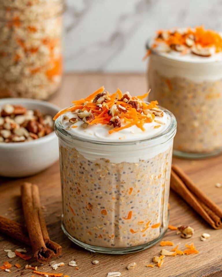 Carrot Cake Overnight Oats Recipe