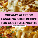 Decadent Creamy Alfredo Lasagna Soup Recipe