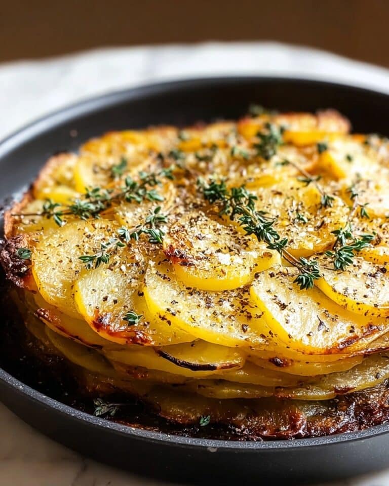 Crispy Balsamic-Thyme Potato Torte Recipe