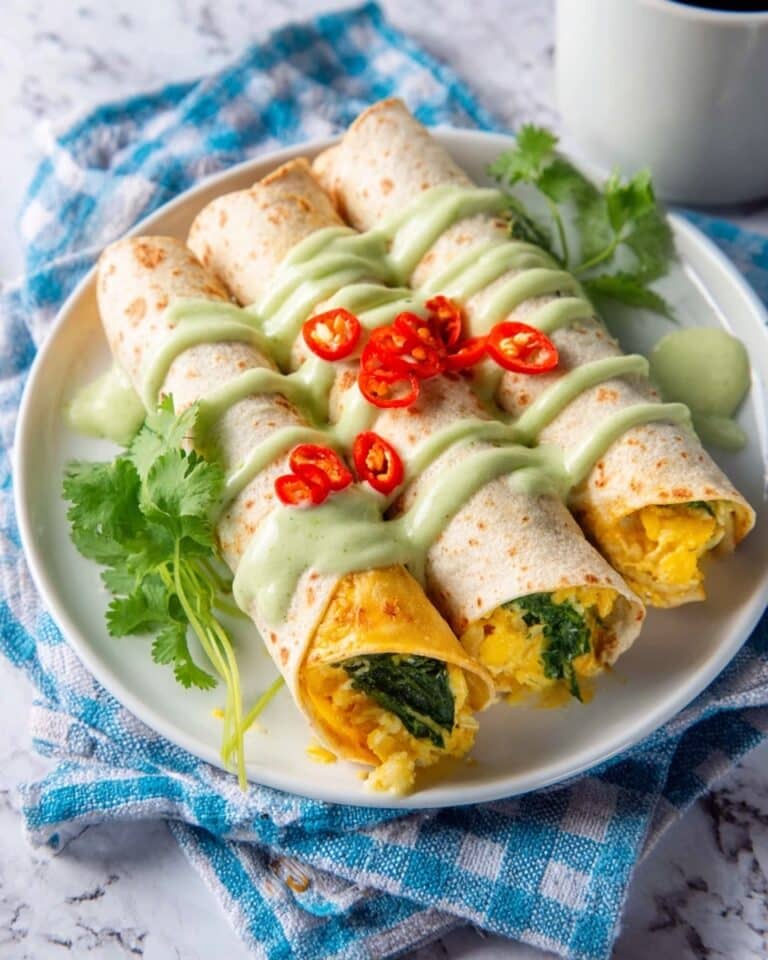 Vegan Baked Veggie Taquitos Recipe