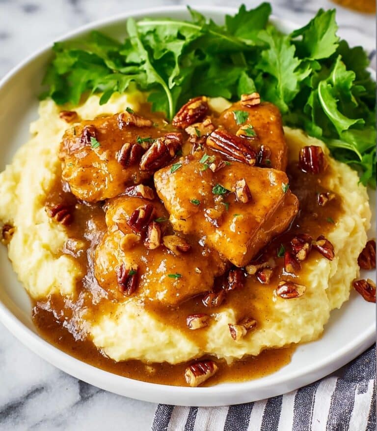 Maple Bourbon Pecan Chicken Recipe