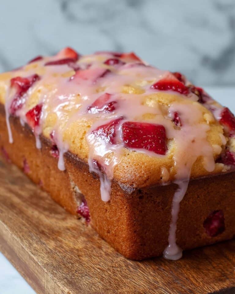 Strawberry Bread with Strawberry-Glaze Drizzle Recipe