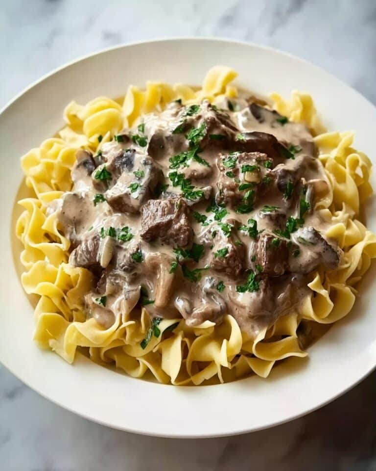 Hearty Slow Cooker Beef Stroganoff Recipe