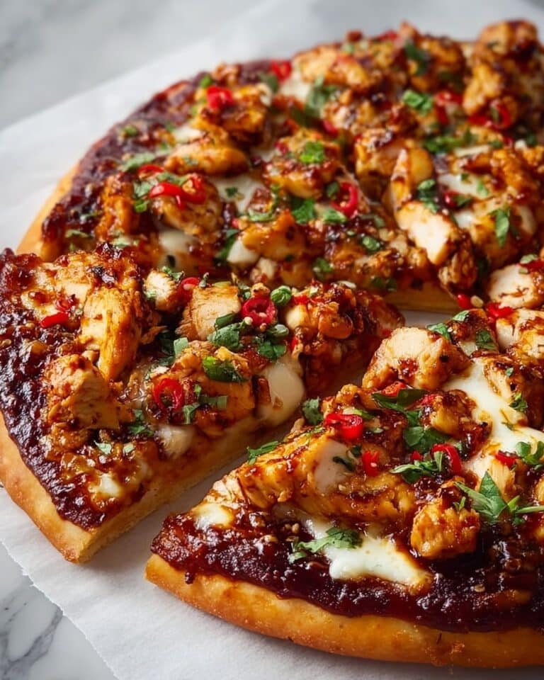 Chili Garlic Chicken Pizza Recipe