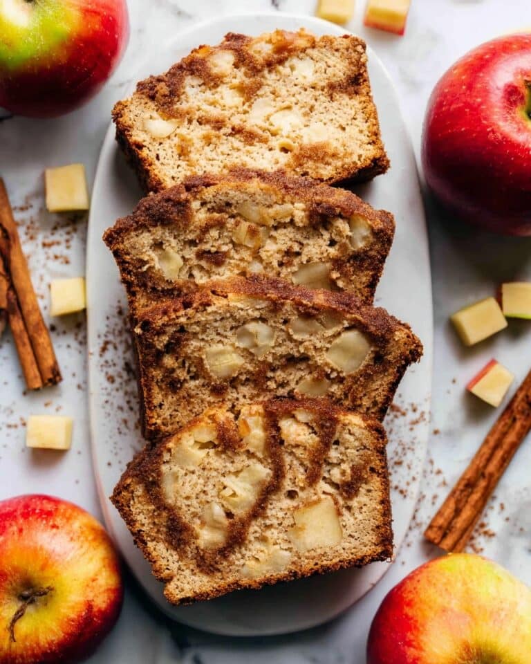 Warm Cinnamon-Spiced Apple Bread Recipe