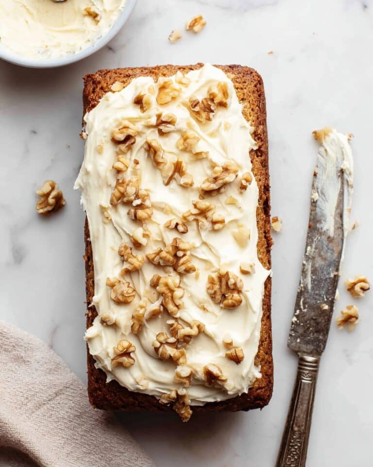 Carrot Cake Loaf with Cream Cheese Frosting Recipe