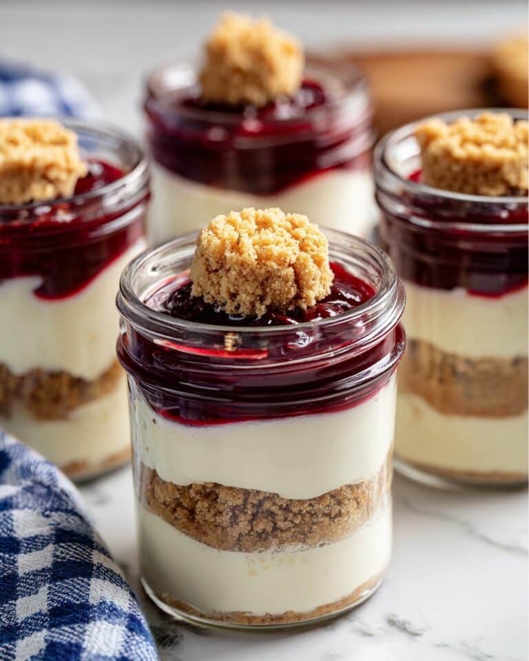 Easy High Protein Cheesecake Jars Recipe