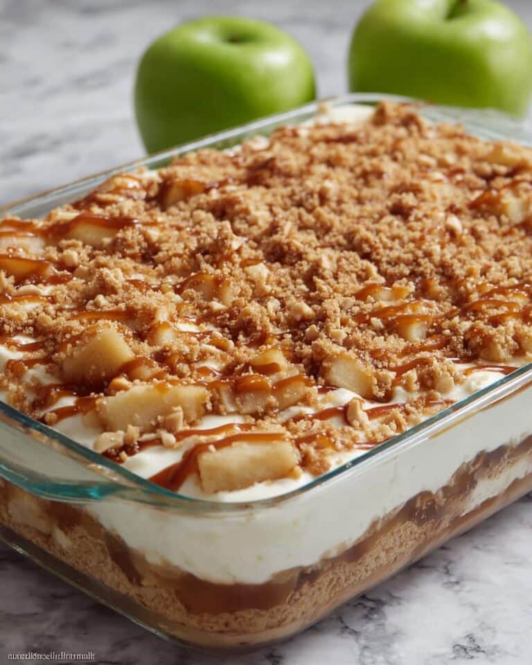 Apple Cinnamon Pretzel Salad Recipe