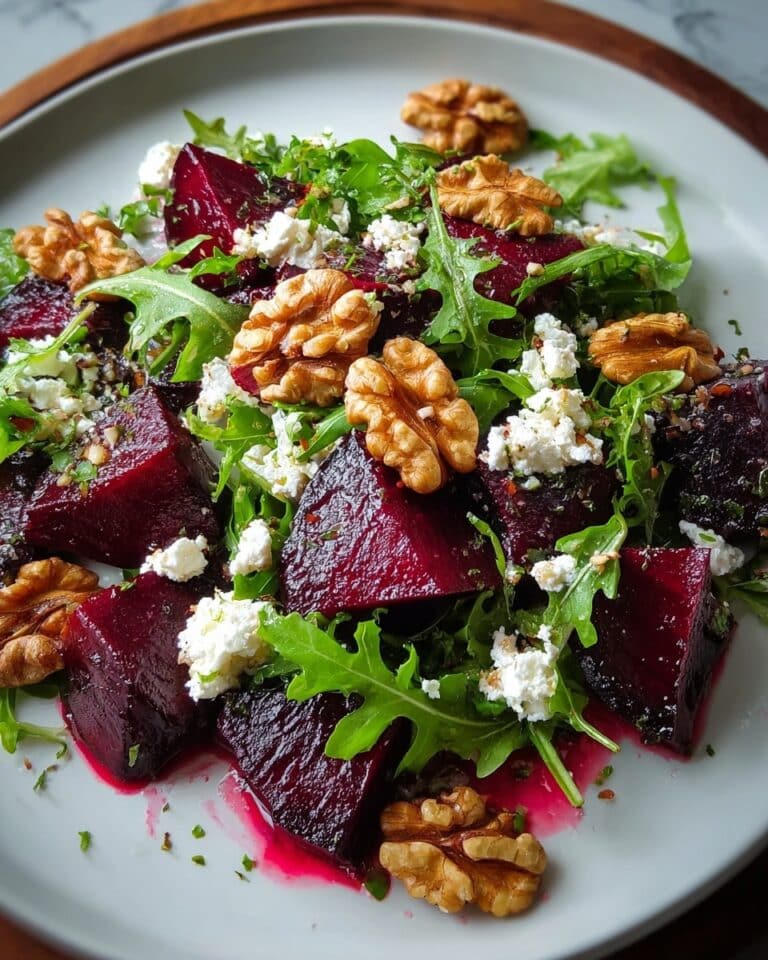 Roasted Beet and Walnut Salad Recipe