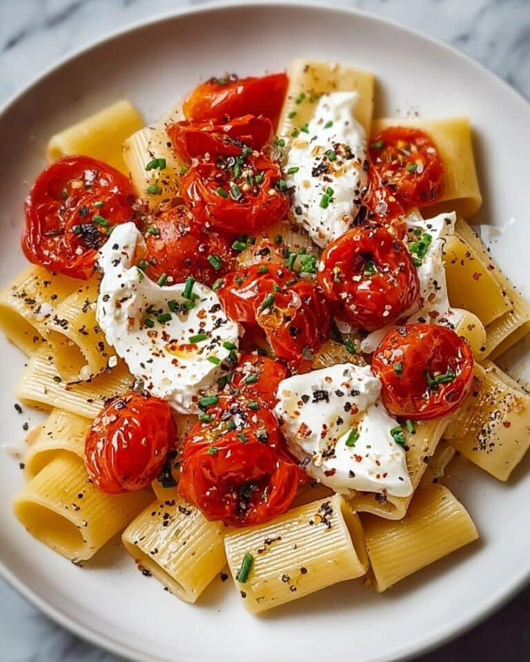 Roasted Tomato Garlic Pasta Recipe