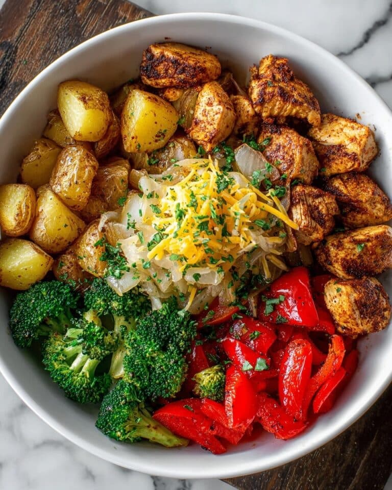 Crispy Potato and Chicken Bowl Recipe