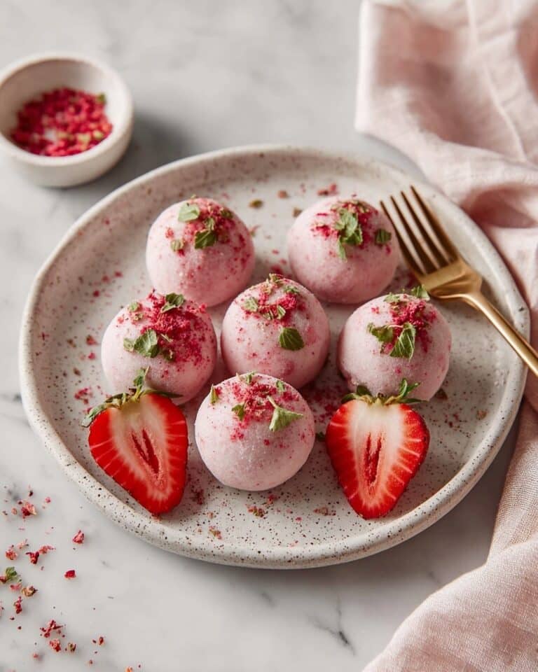 Strawberry Cheesecake Protein Balls Recipe