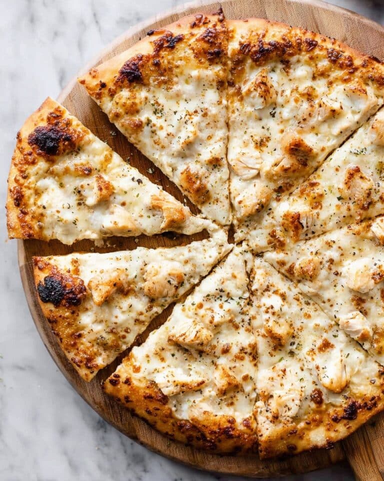 Chicken Alfredo Pizza Recipe