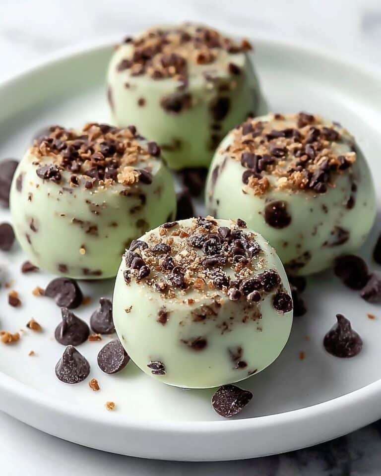 Mint Chocolate Chip Protein Balls Recipe