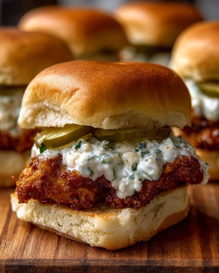 Nashville Hot Chicken Sliders with Dill Pickle Aioli Recipe