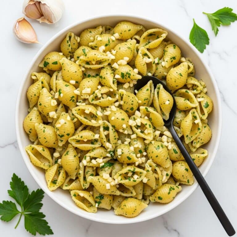 Garlic Butter Pasta Shells Recipe