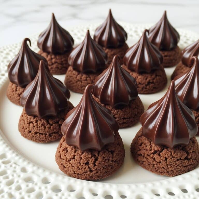 Chocolate Meringue Stars Cookies Recipe