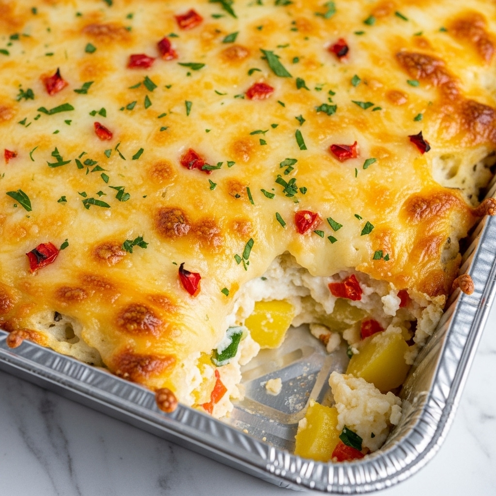 The image shows a close-up of round meatballs arranged in two rows on a white plate, placed on a white marbled surface. Each meatball is layered first with a browned, textured meat exterior, then topped with melted orange cheddar cheese that drips slightly down the sides. On top of the cheese, there is a dollop of smooth white sour cream, garnished with fresh chopped green herbs around and on the meatballs. Each meatball is finished with a slice of green jalapeño pepper placed neatly on top. The front meatball has a bite taken out, showing its moist, cooked interior and some bits of green pepper inside. photo taken with an iphone --ar 4:5 --v 7