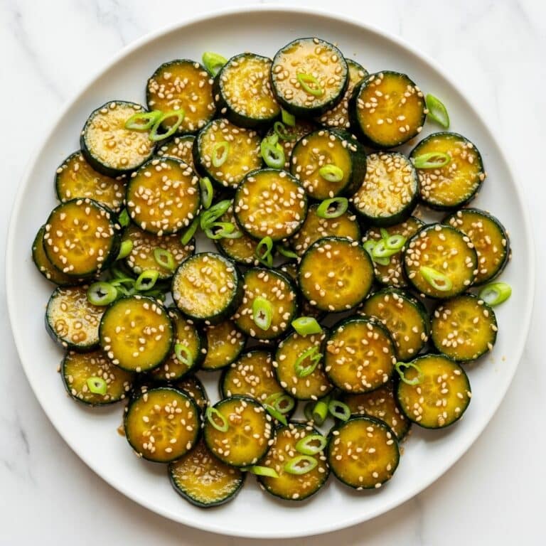 Cucumber Shaker with Rice Vinegar and Sesame Recipe