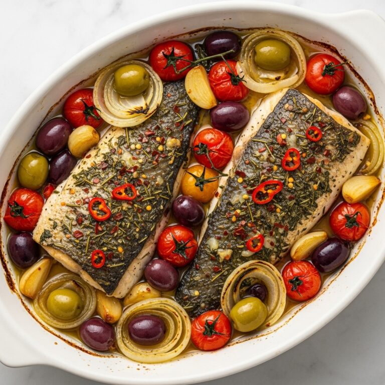 Mediterranean Baked Fish Recipe