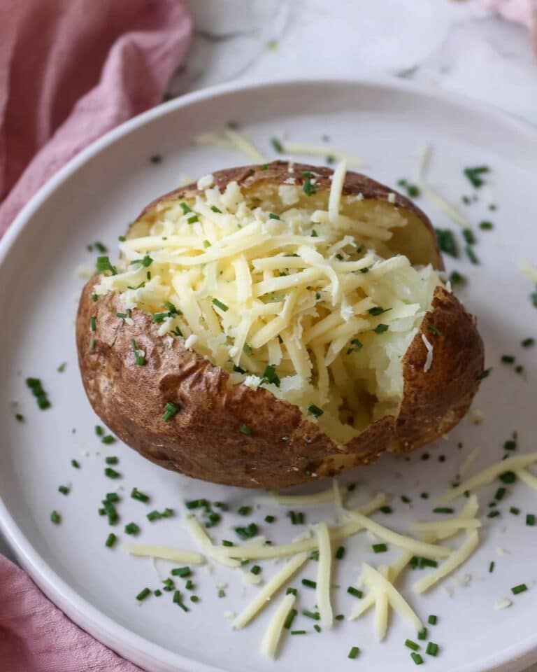 Air Fryer Jacket Potatoes Recipe