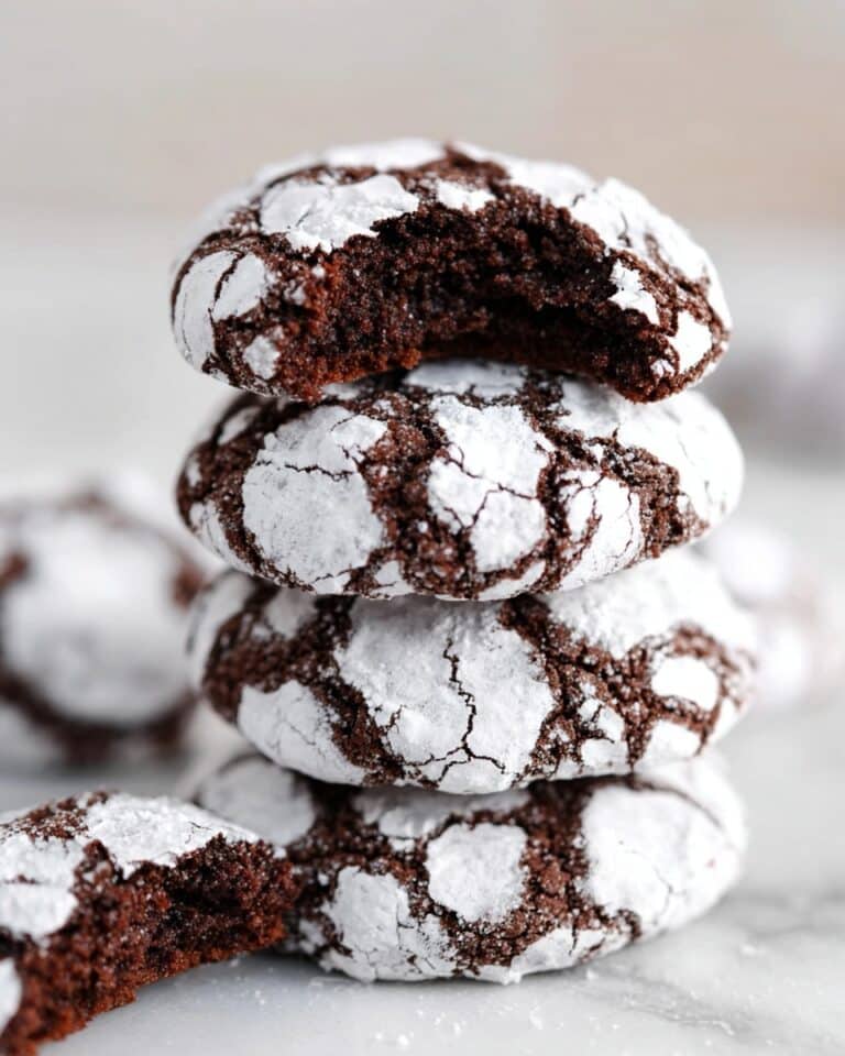 Gluten Free Chocolate Crinkle Cookies Recipe