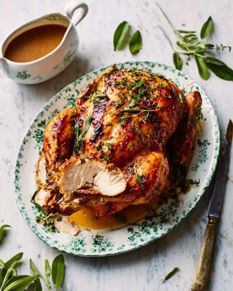 Gordon Ramsay Roast Chicken with Lemon and Herbs Recipe
