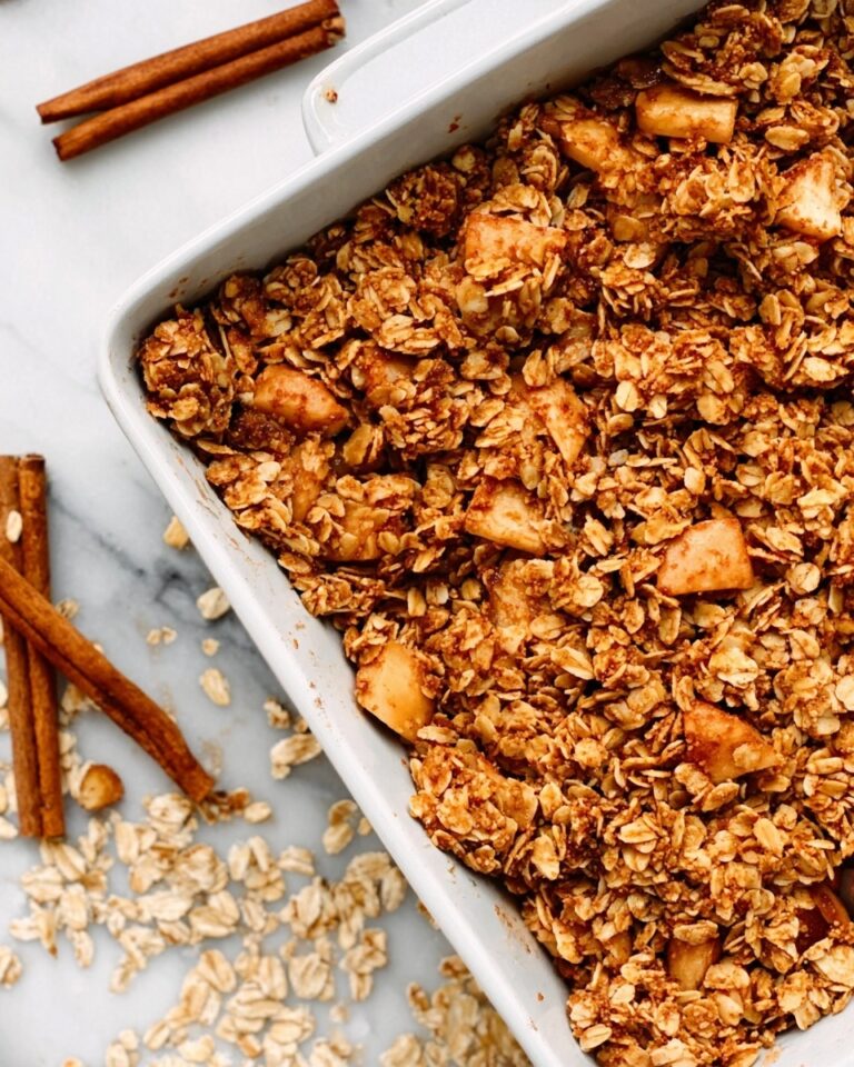 Healthy High Protein Apple Crisp Recipe