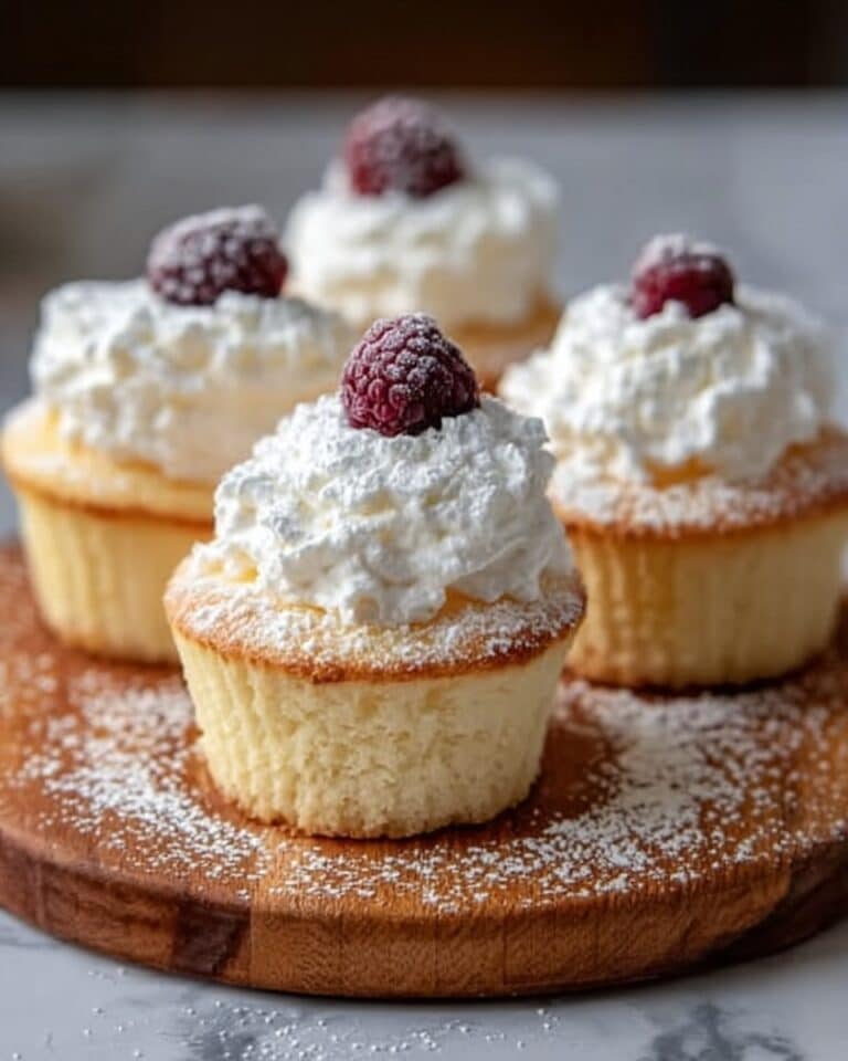 Fluffy Japanese Cotton Cheesecake Cupcakes Recipe