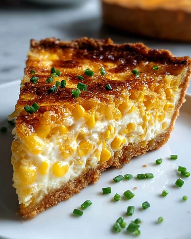 Cheddar Sweet Corn Pie Recipe