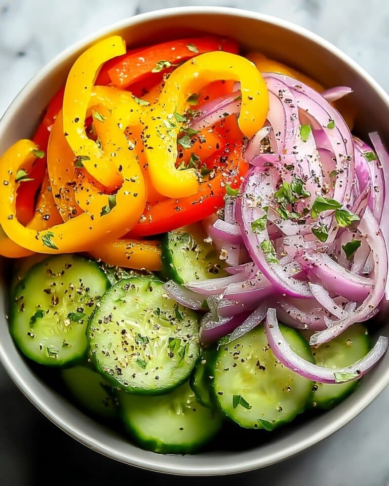 Cucumber Sweet Pepper Salad Recipe
