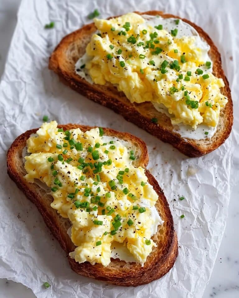 6-Ingredient Egg and Ricotta Toast Recipe
