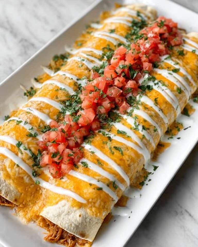 Creamy Queso Chicken Enchiladas Recipe