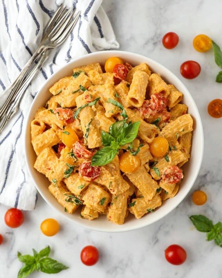 Baked Cherry Tomato and Boursin Pasta Recipe