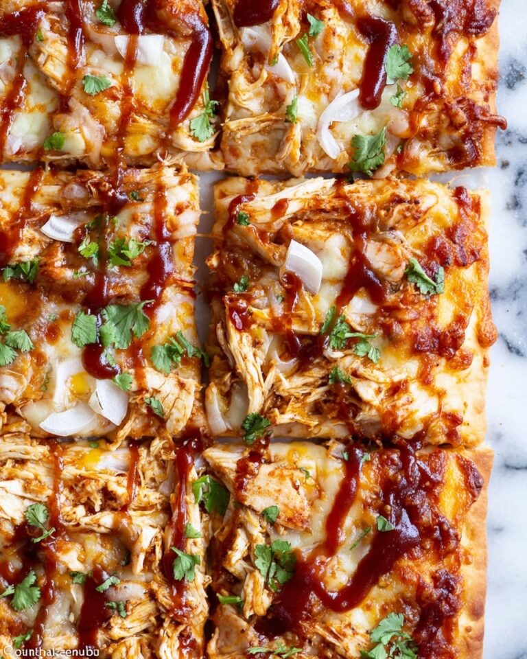 Sheet Pan BBQ Chicken Pizza Recipe